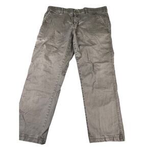 Men’s Weatherproof 5-Pocket Utility Pants Size 38×30 Gray – Good Condition